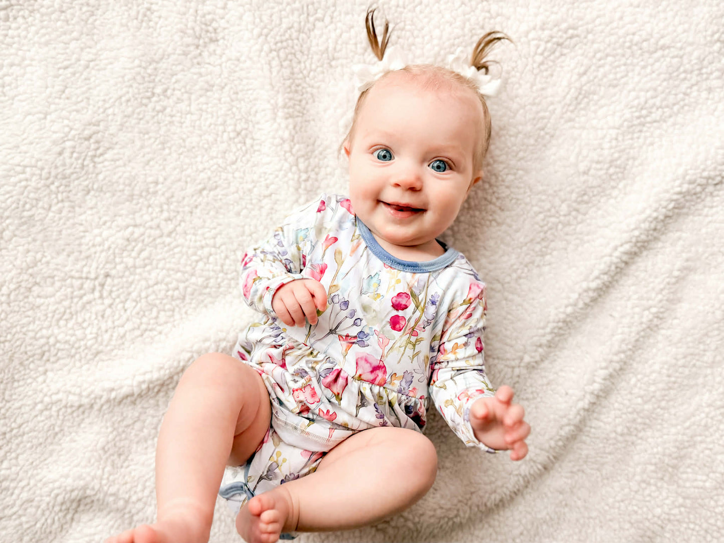 Watercolor onesie twirl Dress