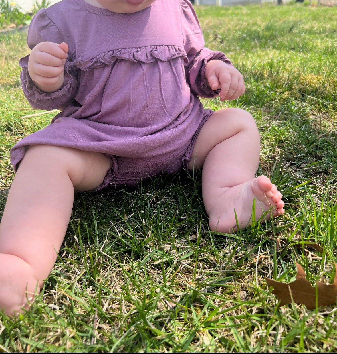 Purple Ruffle Dress