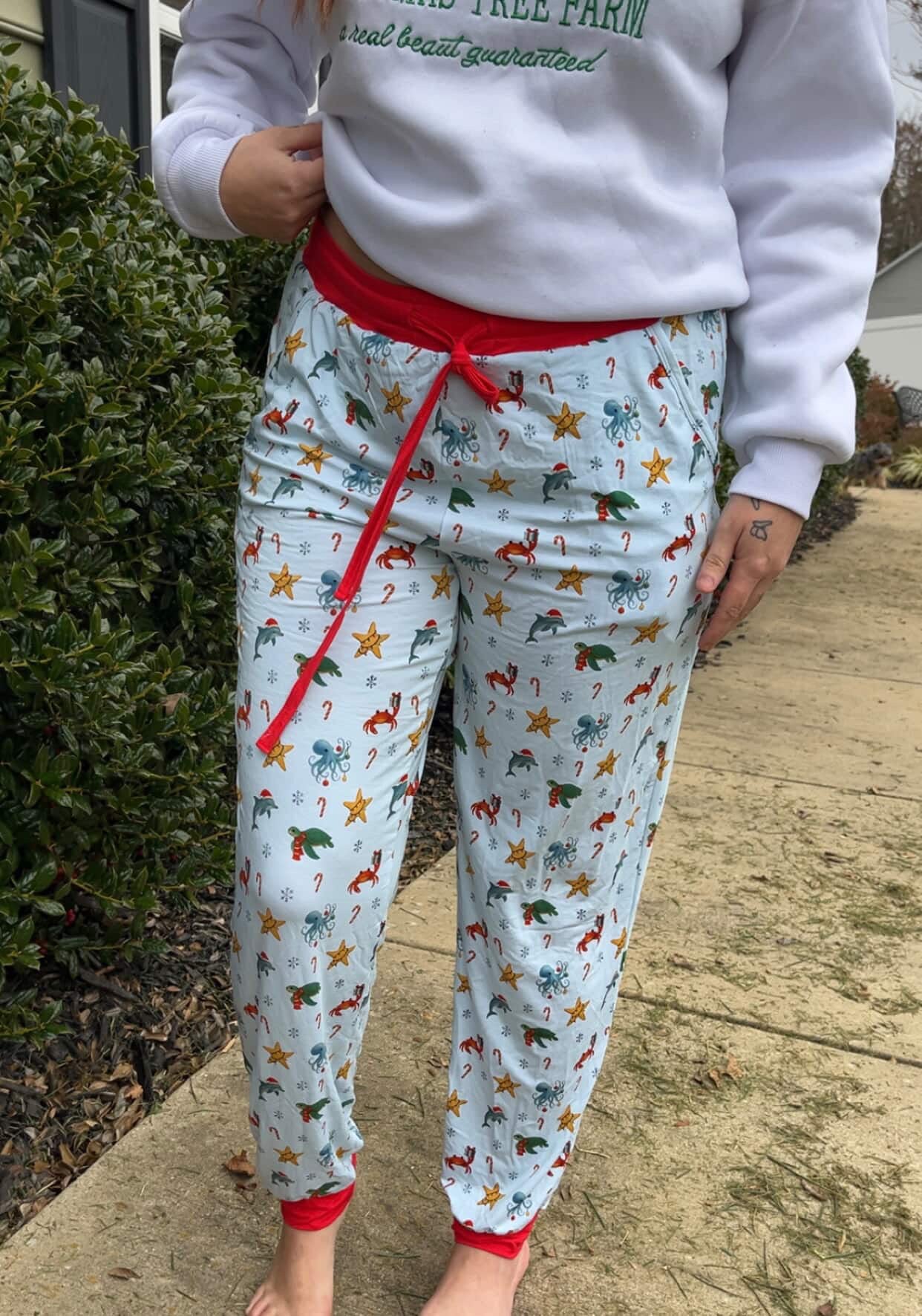 Christmas Under the Sea Adult Joggers