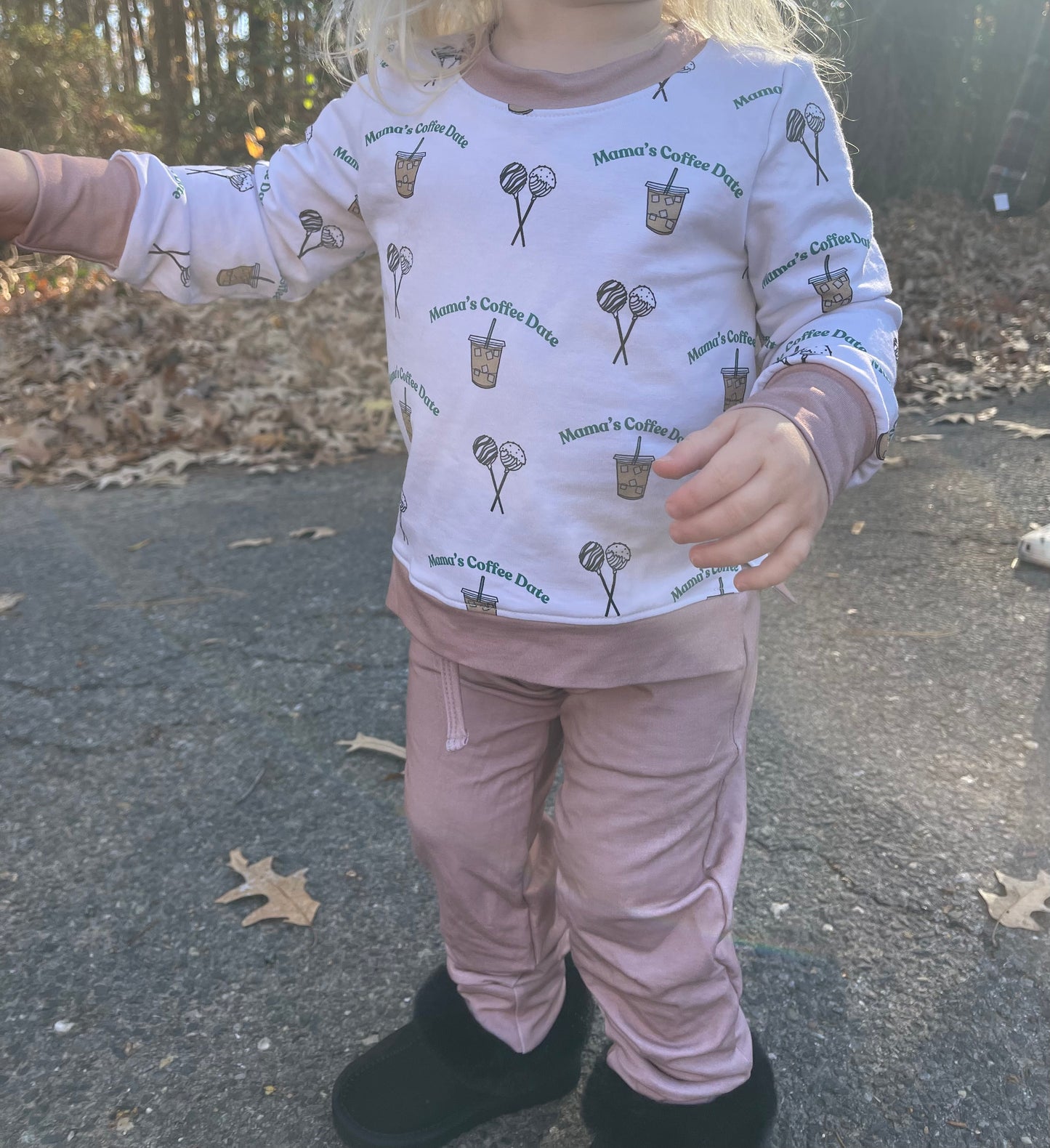 Mamas Coffee Date French Terry Set