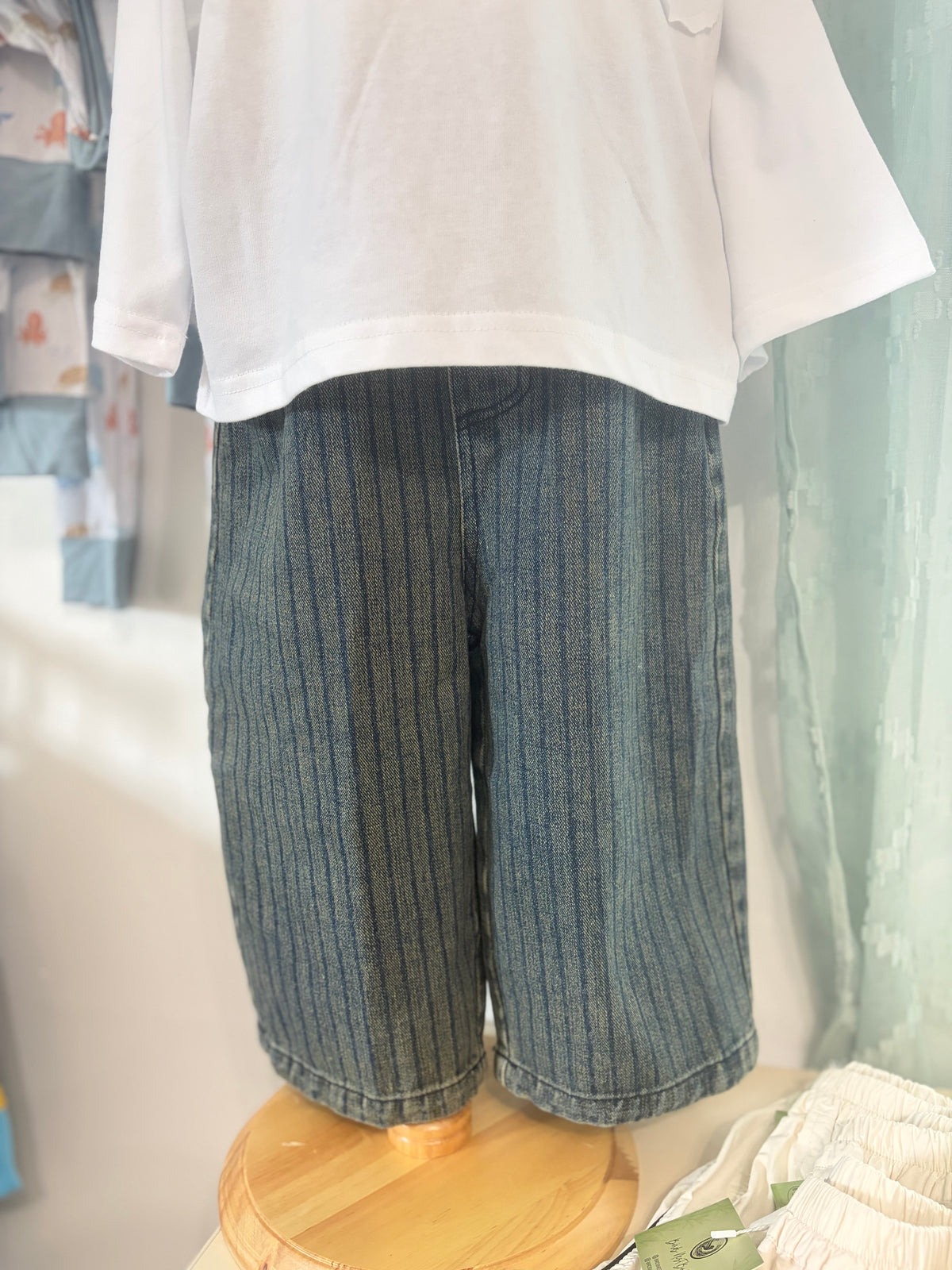 Wide Leg Denim Jeans