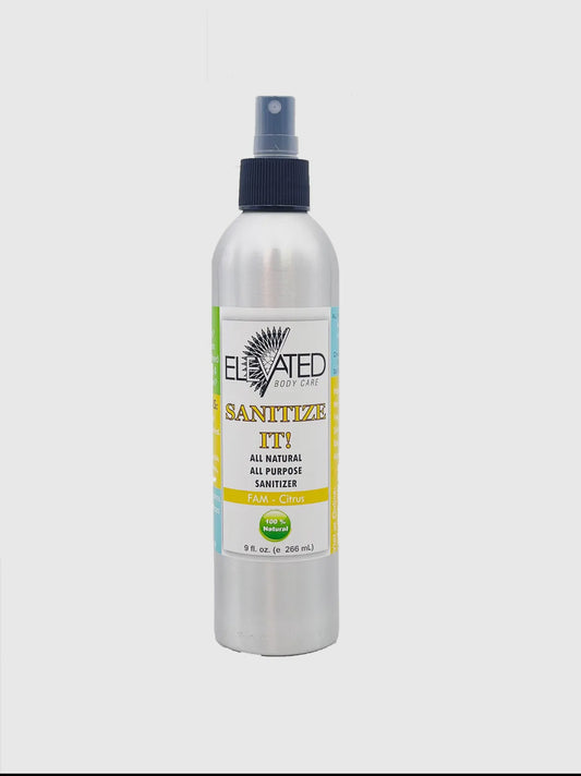 Sanitize it! Natural household, car & surface cleaner - Citrus
