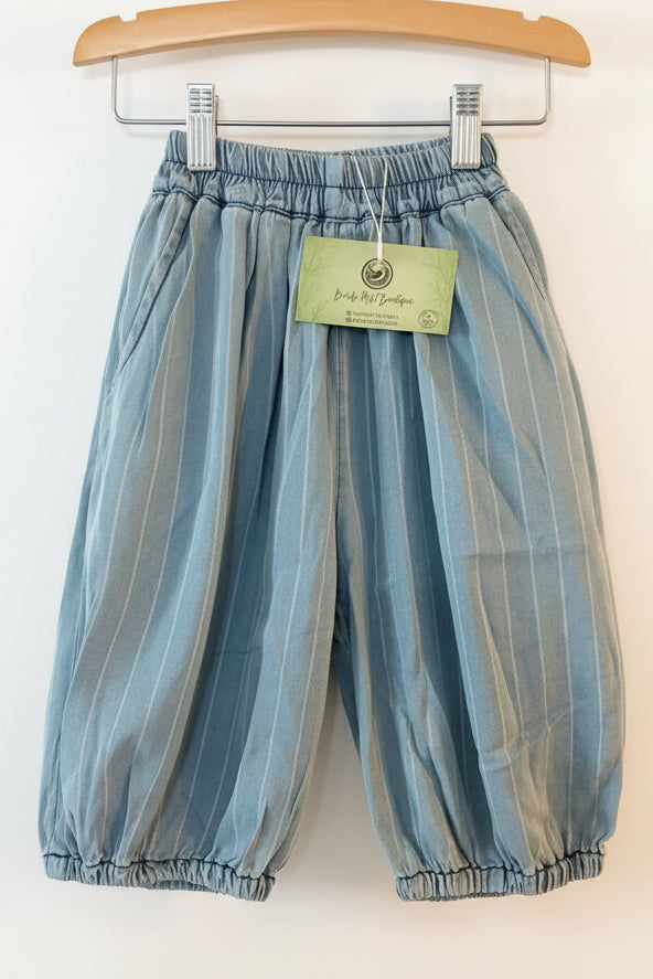 Pinstripe Bubble Pants