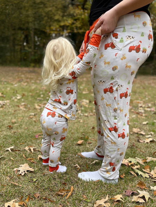 Christmas on the Farm Adult Joggers