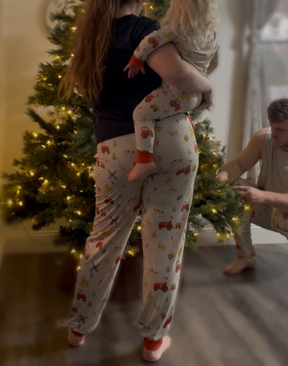 Christmas on the Farm Adult Joggers