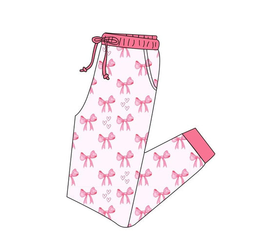 PRESALE Bubblegum Bows Adult Joggers