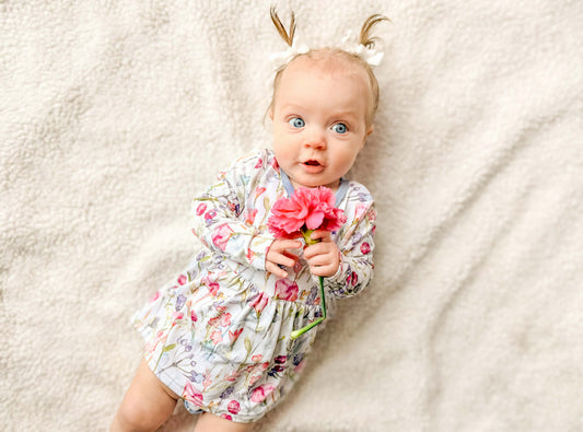 Watercolor onesie twirl Dress