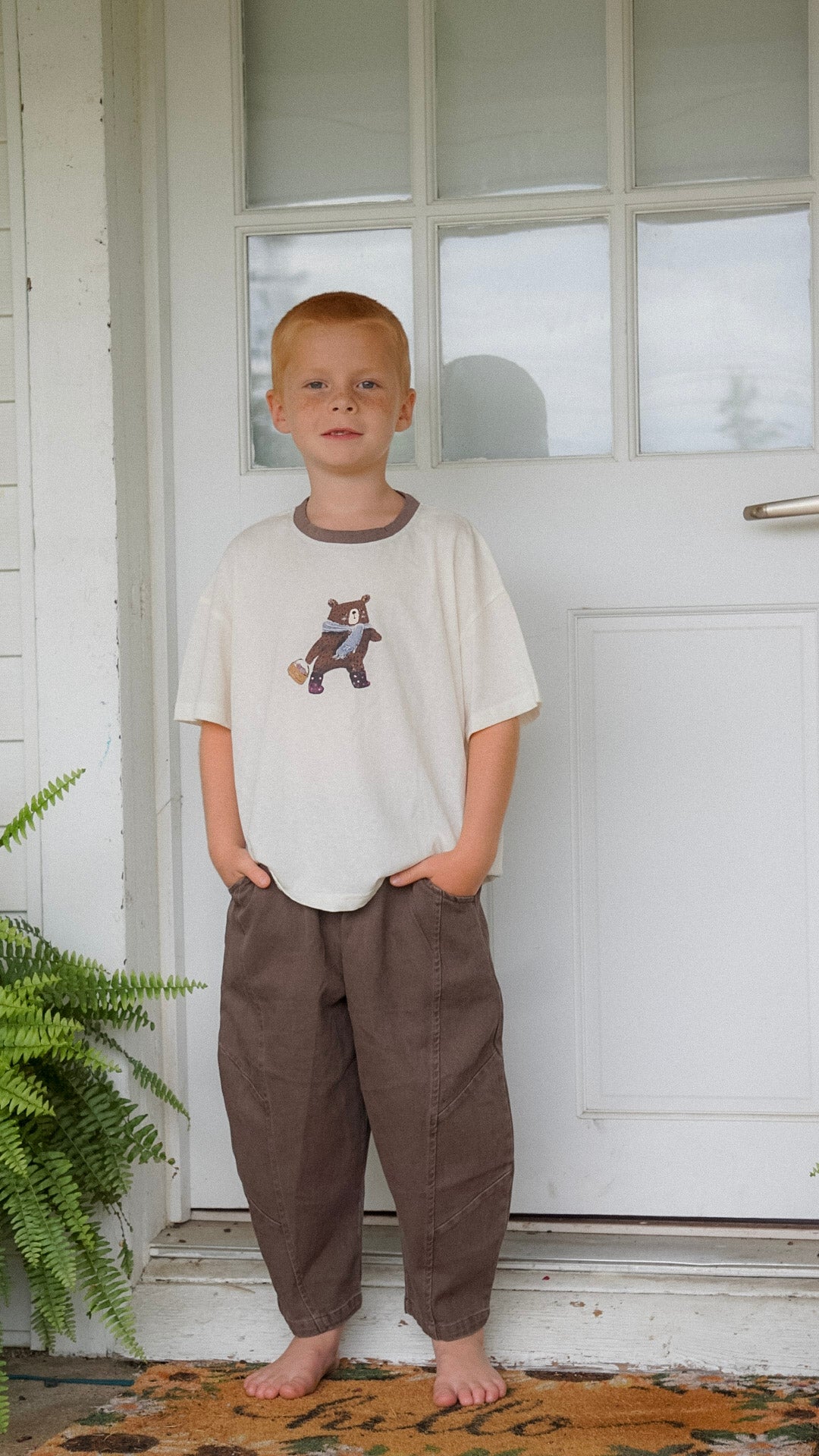 Brown Barrel Jeans