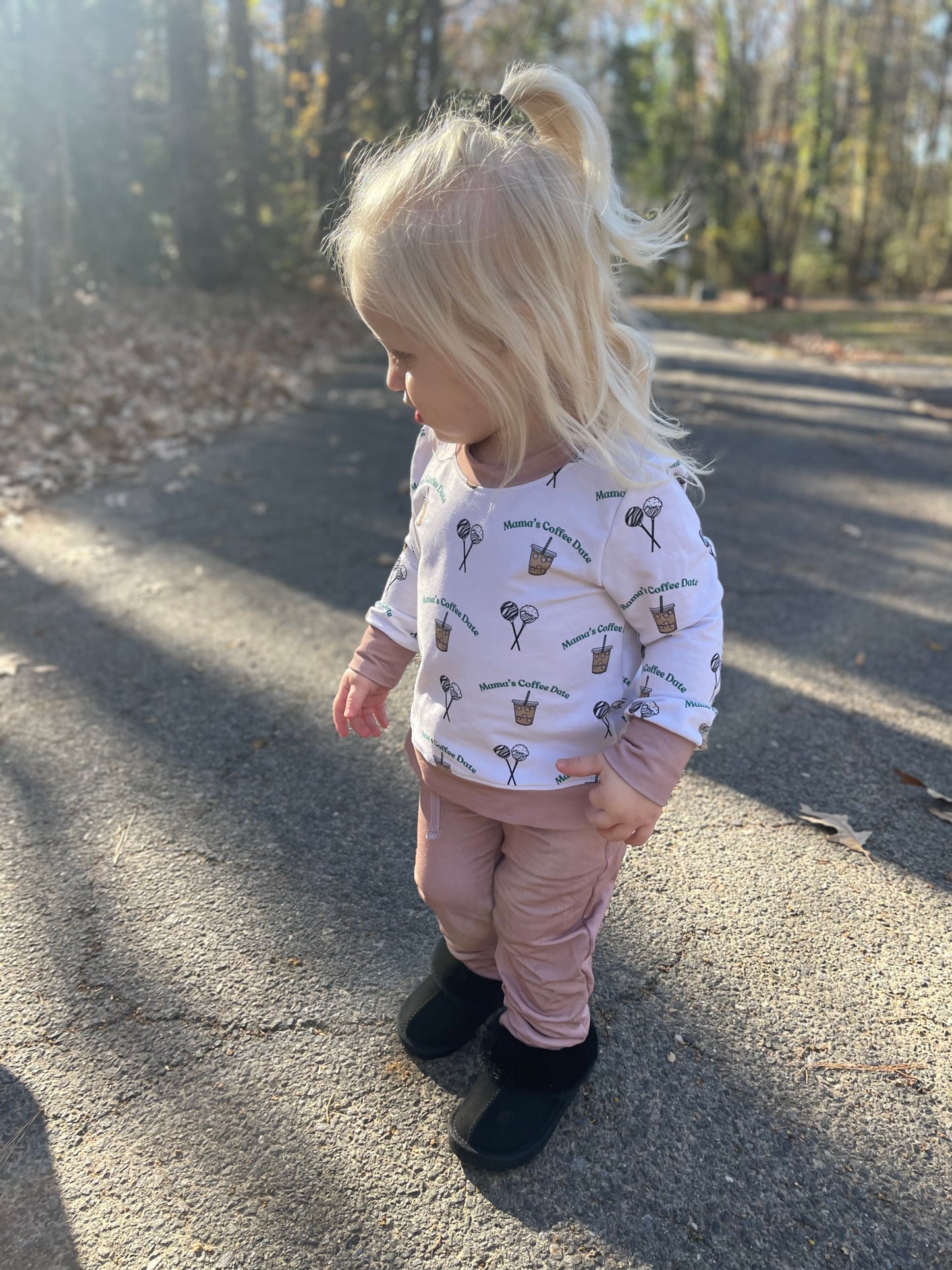 Mamas Coffee Date French Terry Set