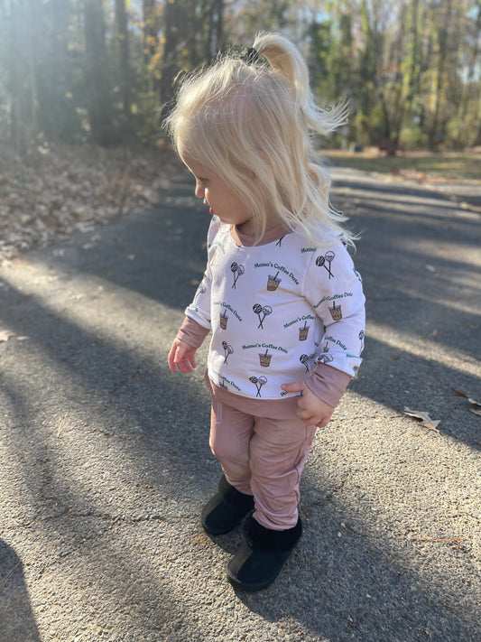 Mamas Coffee Date French Terry Set