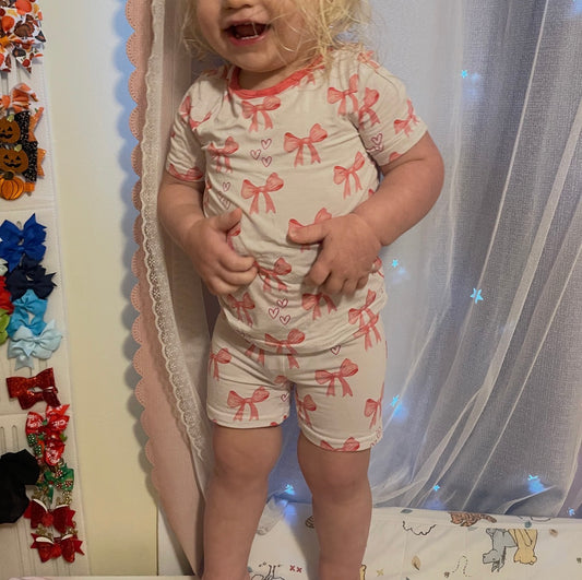 Bubblegum Bows 2 Piece Set