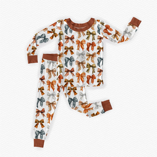 Preorder - Tied in Autumn PJ Set
