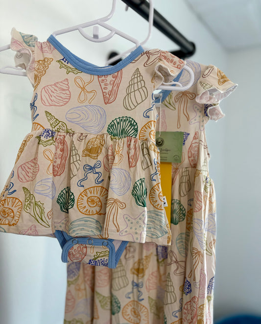 Coastal Cuties Onesie Twirl