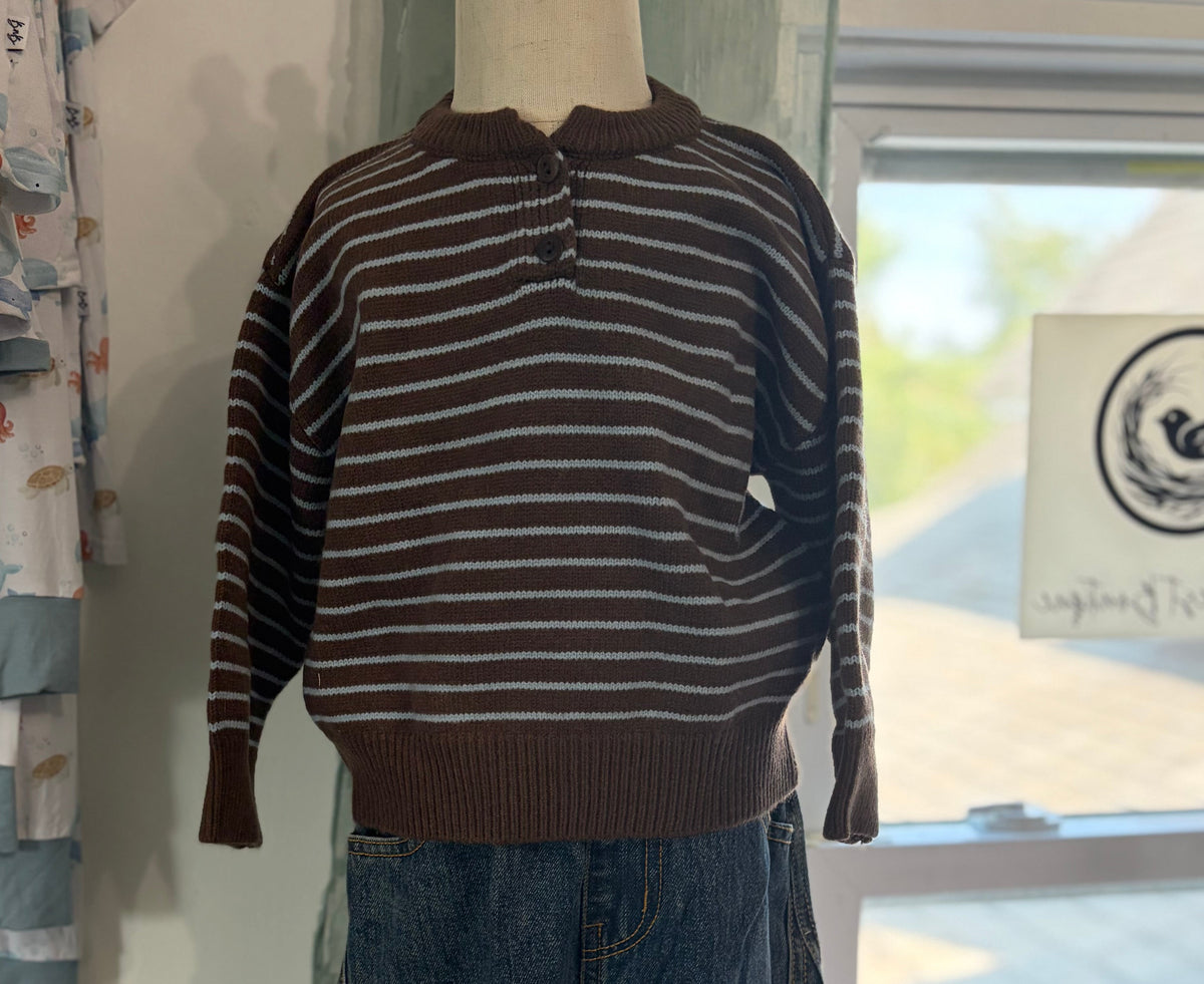 Chocolate Striped Sweater