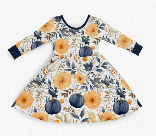PRESALE Pumpkin Patch Twirl Dress