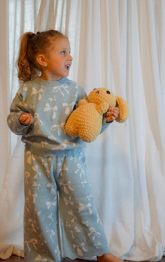 Bluebell Bows Sweater Set